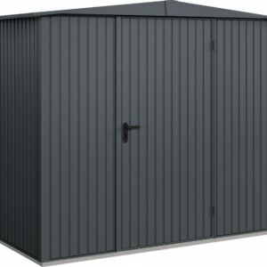 EcoStar Gerätehaus Trend-S Typ 1 258,8 x 121,3 x 216 cm anthrazitgrau