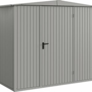 EcoStar Gerätehaus Trend-S Typ 1 258,8 x 121,3 x 216 cm graualuminium