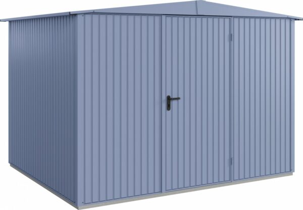 EcoStar Gerätehaus Trend-S Typ 3 323,6 x 247,7 x 219,4 cm taubenblau