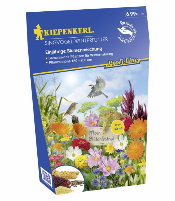 Kiepenkerl Blumenmischung Winterfutter Singvogel Inhalt: 30 m²