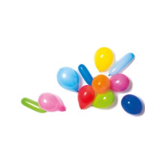 100 Latexballons Formen & Farben sortiert