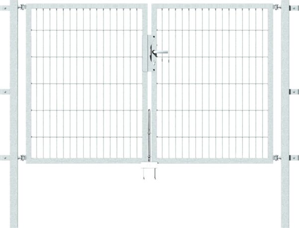 Alberts Stabgitter Doppeltor Flexo 200 x 120 cm 6/5/6 feuerverzinkt zE