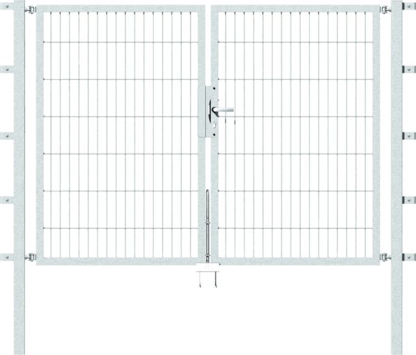 Alberts Stabgitter Doppeltor Flexo 200 x 140 cm 6/5/6 feuerverzinkt zE