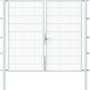 Alberts Stabgitter Doppeltor Flexo 200 x 180 cm 6/5/6 feuerverzinkt zE