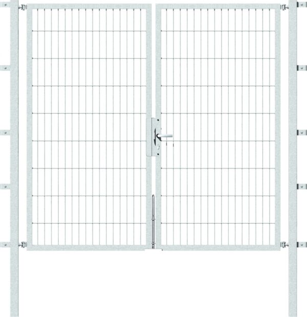 Alberts Stabgitter Doppeltor Flexo 200 x 180 cm 6/5/6 feuerverzinkt zE