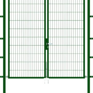 Alberts Stabgitter Doppeltor Flexo 200 x 200 cm 6/5/6 grün zE