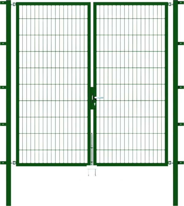 Alberts Stabgitter Doppeltor Flexo 200 x 200 cm 6/5/6 grün zE