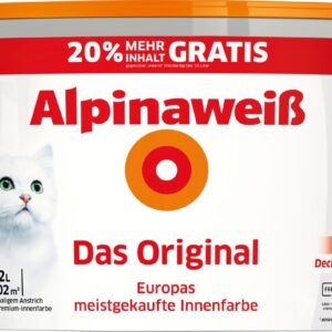 Alpinaweiß Das Original 12 L weiß matt 20% Gratis