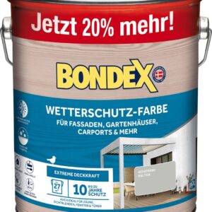 Bondex Wetterschutzfarbe achatgrau 3 L