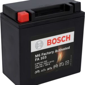 Bosch AGM-Motorradbatterie M6 FA103 9Ah 100A