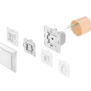 Bosch Smart Home Berker Adapter 3er Set, für Licht & Rollladensteuerung