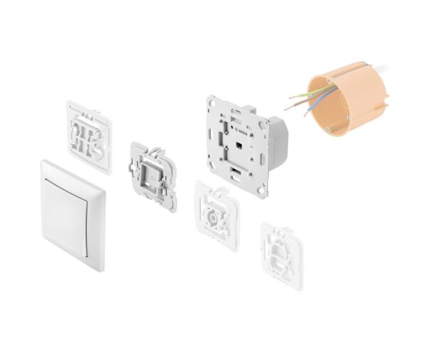 Bosch Smart Home Berker Adapter 3er Set, für Licht & Rollladensteuerung