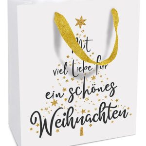 Braun & Company Geschenktasche Mit Euch 18 x 21 x 8 cm