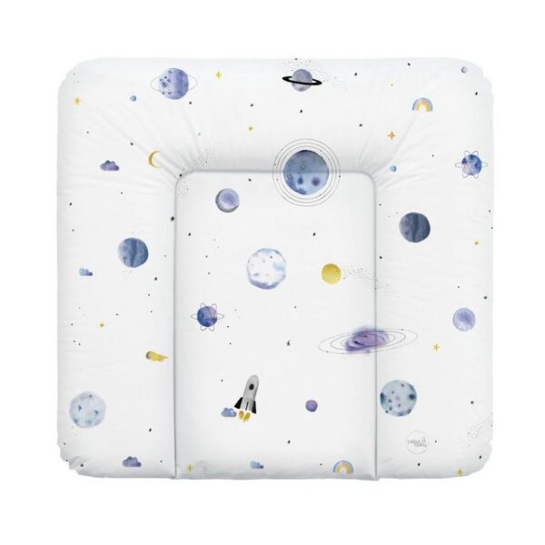 CEBA BABY Wickelauflage Weiche Baby Wickelunterlage 75 x 72 cm / 85 cm x 75 cm, Wickeltischauflage für Baby - abwaschbar - wasserdicht - Made in EU