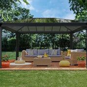 Canopia Pavillon Dallas 6100 6,12 x 3,64 m, grau