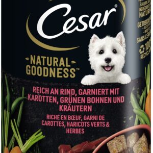 Cesar Natural Goodness Adult mit Rind Hundefutter 400 g