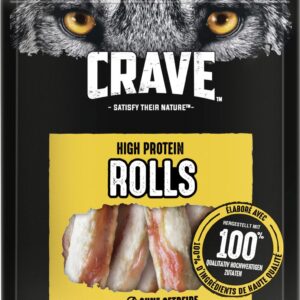 Crave High Protein Rolls mit Huhn Hundesnack 50 g