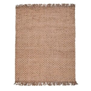 Designteppich Wohnzimmer Teppich Kurzflor Handgeknüpft Einfarbig Moderne Sisal Optik, TT Home, rechteckig, Höhe: 13 mm