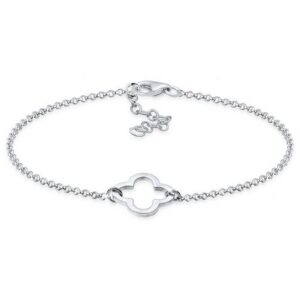 Elli Armband Kleeblatt Glücksbringer 925 Silber