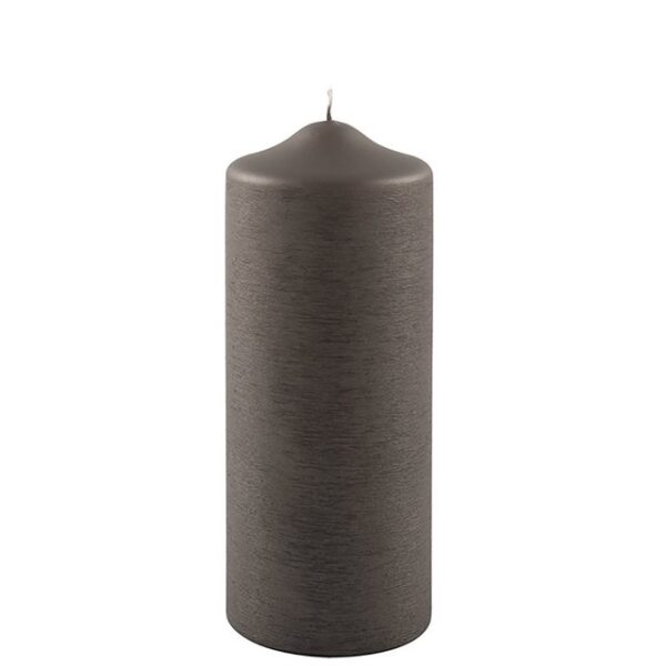 Fink Stumpenkerze FINK Stumpenkerze Candle - mocca - H. 20cm x B. 8cm x D. 8cm