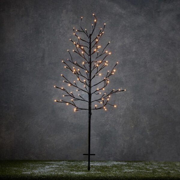 Garden d'light Zweigen Baum schwarz mit LED 80 x 120 cm