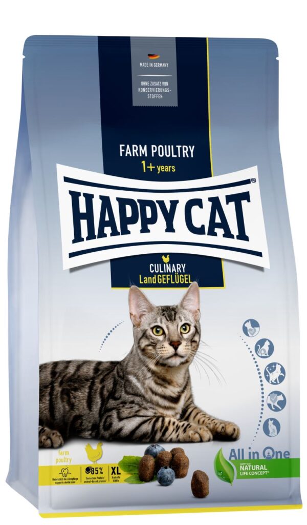 HappyCat Katzenfutter Culina Land Geflügel 300 g