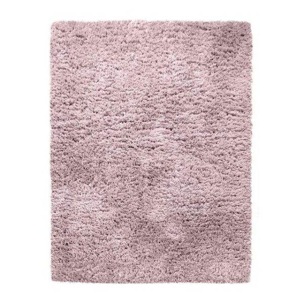 Hochflor-Teppich Teppich Hochflor Flokati Look Flauschig Langflor Einfarbig Shaggy Pastell Rosa, TT Home, rechteckig, Höhe: 74 mm