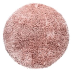 Hochflor-Teppich Wohnzimmer Hochflor Teppich Shaggy Soft Und Weich Pastell Unifarben, In Rosa, TT Home, rechteckig, Höhe: 64 mm