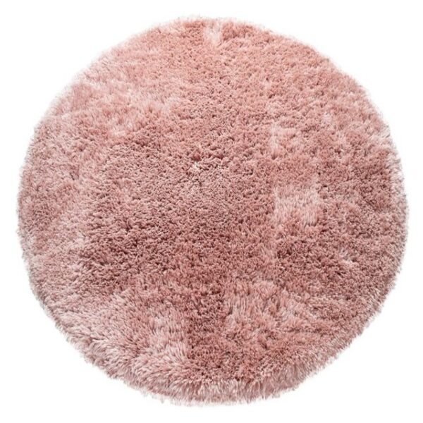 Hochflor-Teppich Wohnzimmer Hochflor Teppich Shaggy Soft Und Weich Pastell Unifarben, In Rosa, TT Home, rechteckig, Höhe: 64 mm