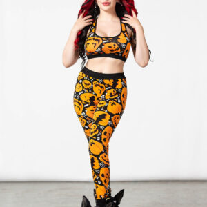 KILLSTAR Carver Cuffed Leggings ★ Halloween Hose XS