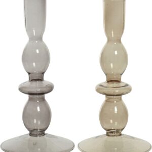 Kaemingk Kerzenhalter aus Glas 18 cm