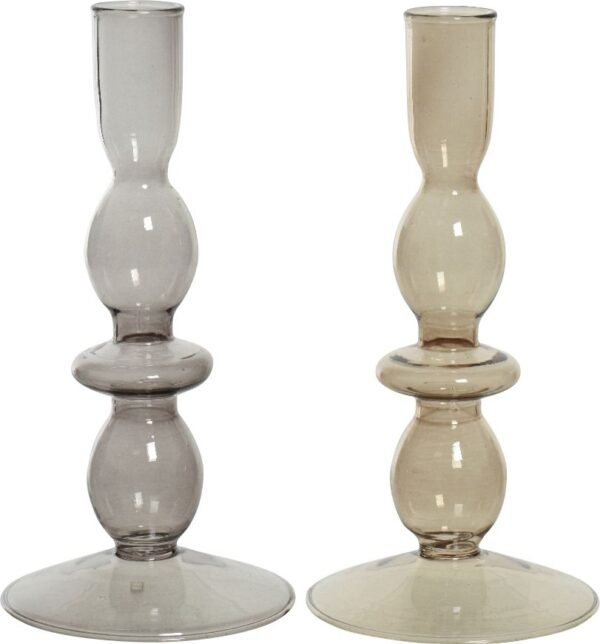 Kaemingk Kerzenhalter aus Glas 18 cm