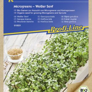 Kiepenkerl BIO Microgreens Weißer Senf 50 g