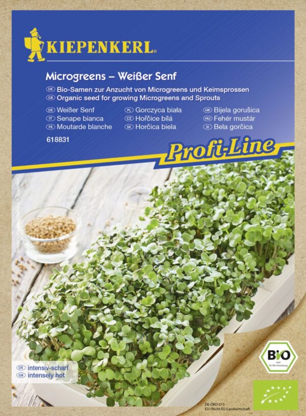 Kiepenkerl BIO Microgreens Weißer Senf 50 g