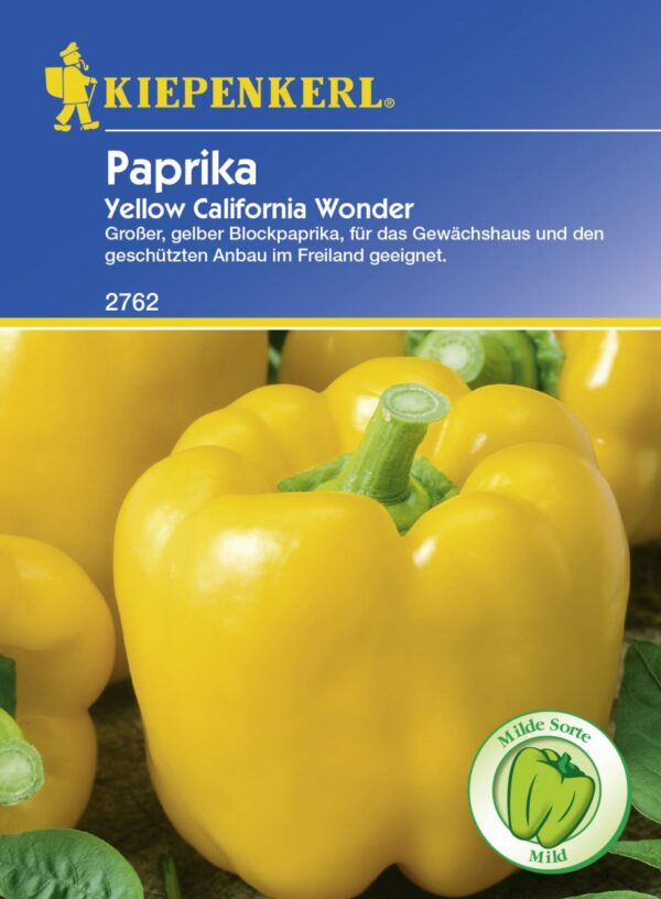 Kiepenkerl Blockpaprika Yellow California Wonder ca. 12 Pflanzen