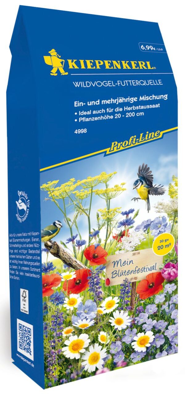 Kiepenkerl Blumenmischung Wildvogel-Futterquelle