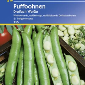 Kiepenkerl Puffbohne Dreifach Weiße ca. 5 lfd. Meter