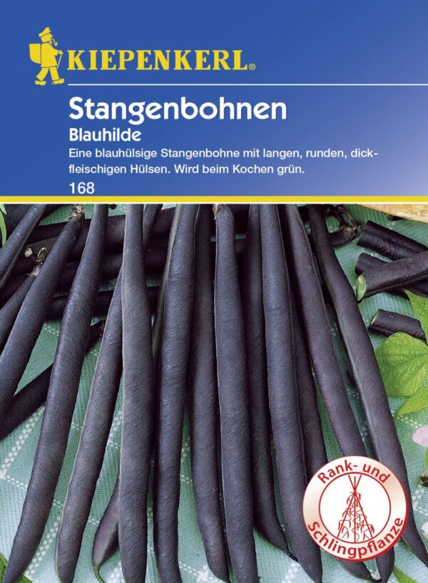 Kiepenkerl Stangenbohne Blauhilde 8-10 Stangen