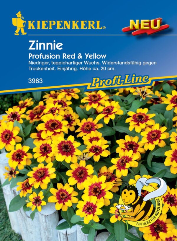 Kiepenkerl Zinnie Profusion Red & Yellow