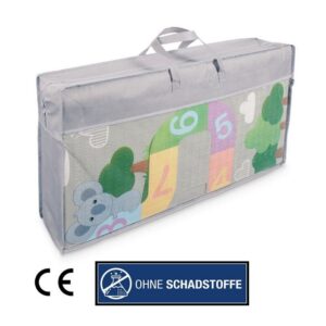 Kinderteppich Kinder Matte Faltbare Spielmatte Krabbelmatte Wendbar Tier Motiv Zahlen, TT Home, rechteckig, Höhe: 8 mm