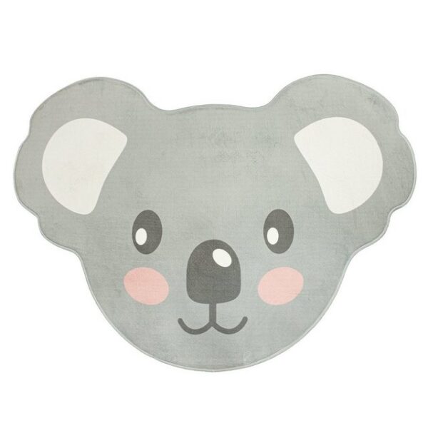 Kinderteppich Teppich Kinderzimmer Kinderteppich Babymatte Jungs Mädchen Moderne Koala Bär Form, TT Home, rechteckig, Höhe: 8 mm