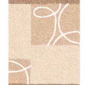 Kleine Wolke Badteppich Curly taupe,60 x 100 cm