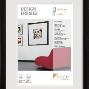 Kunststoff Bilderrahmen Design Frames schwarz, 61 x 91,5 cm