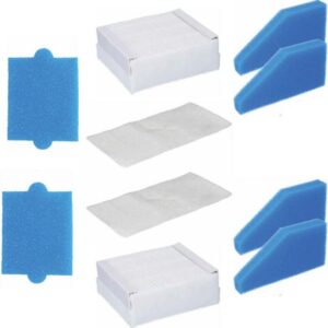 M&M Smartek Filter-Set 2x Set für Pet & Family, Multi Clean, Thomas Aqua, Zubehör für Thomas Filter-Set 99, Thomas 787.241, Thomas Cat & Dog XT, Lorela XT, Mistral XS, Twin XT und Vestfalia XT, Leicht zu waschen und zu wechseln