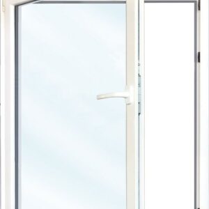 Meeth Fenster 120 x 85 cm DIN links 1 flügelig Dreh-Kipp weiß golden Oak