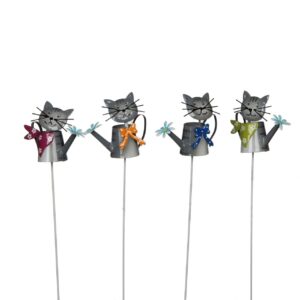 Mica Gartenstecker Katze grau 26,5 cm