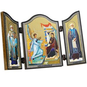 NKlaus Holzbild 1419 Maria Verkündigung Christliche Ikone Blagoves, Triptychon