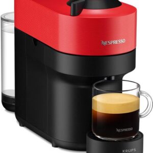 Nespresso Kapselmaschine Vertuo Pop XN9205 von Krups, 560 ml Kapazität, aut. Kapselerkennung, One-Touch, 4 Tassengrößen