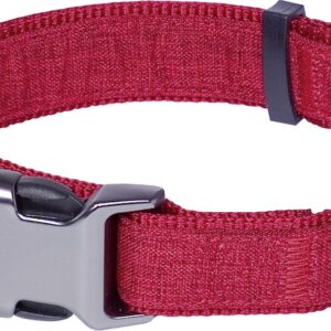 Nobby Halsband Linen Deluxe rot L 28-40 cm B 20 mm