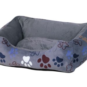 Nobby Komfortbett Lissi Classic dunkelgrau, eckig 80 x 70 x 22 cm